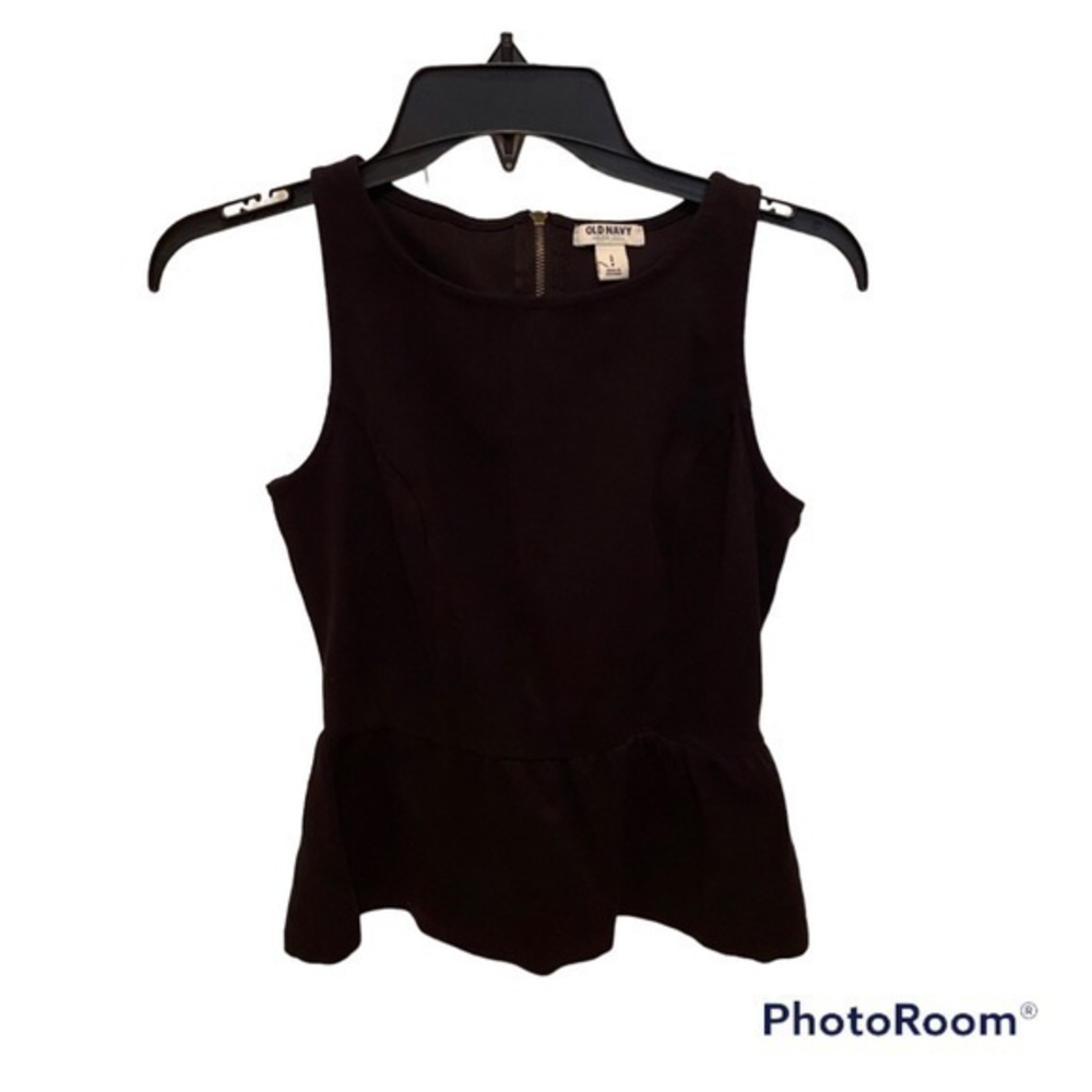 Old Navy Women Black Sleeveless Blouse SPP